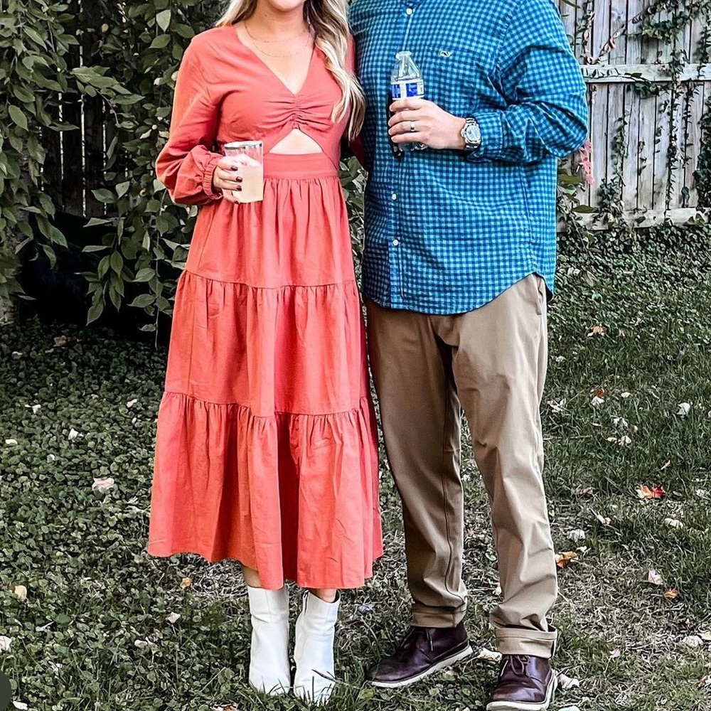 Madewell cutout midi dress